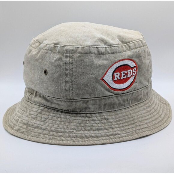 Cincinnati Reds Bucket Hat Vintage Cap MLB Baseball Boonie Safari Adult OSFM - Picture 1 of 5